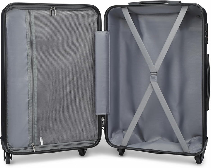KONO Gepäck-Sets Kofferset Hartschale Koffer Reisekoffer Set 3 teilig Hartschalenkoffer Rollkoffer S