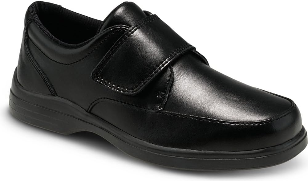 Hush Puppies Gavin Uniform Dress Shoe (Toddler/Little Kid/Big Kid), Black, 8.5 M US Toddler