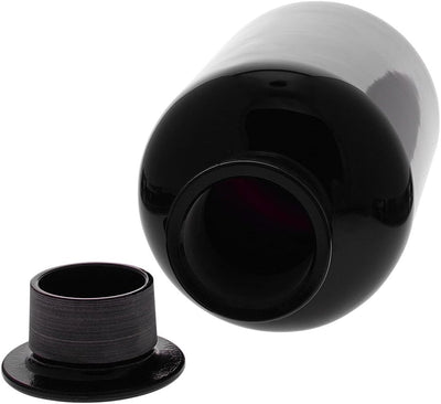 Apothekerglas Mironglas Violett-Glas, 1 Ltr. Kosmetex Apotherkerflasche mit Glasstopfen, 1000 ml, ru