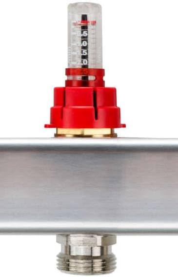 Verteiler für Fussbodenheizung, 11 Heizkreise