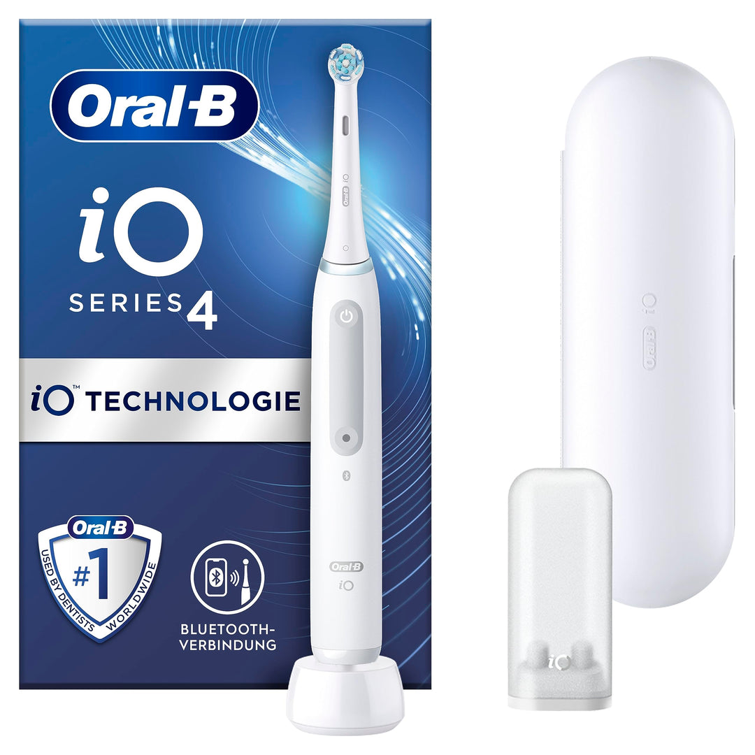 Oral-B iO Series 4 Elektrische Zahnbürste/Electric Toothbrush, 4 Putzmodi für Zahnpflege, Valentinst