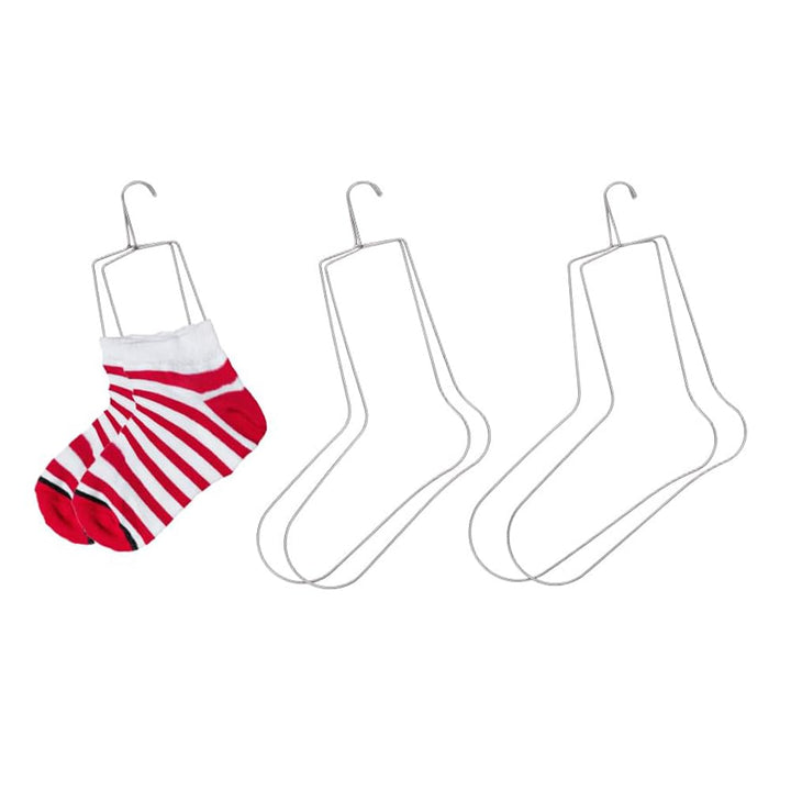 UNICRAFTALE 6 Stück 3 Grössen Sockenspanner Edelstahl Socken Trockenbügel Strick Sockenformer Metall