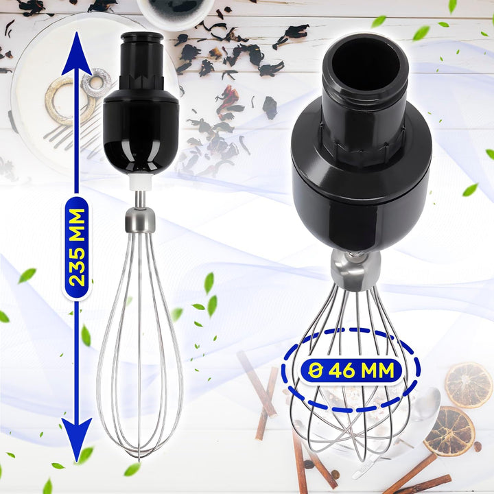 MONTERAL Schneebesen mit Getriebe für Stab Mixer Ø 46x235 mm mit Originalcode 12027761 für Bosch Erg