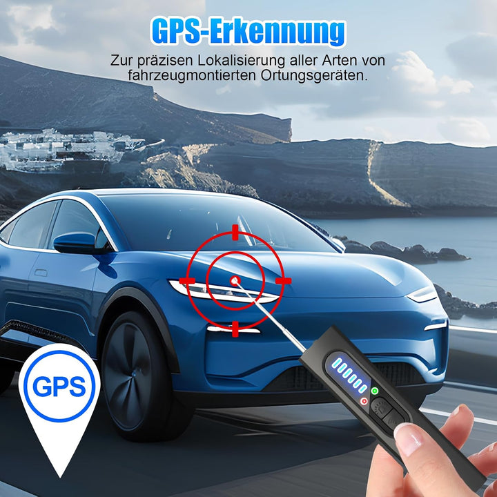 Mavista Wanzen Detektor 4 in 1 Kamera Detektor GPS Tracker Finder (Glänzend Schwarz), Glänzend Schwa