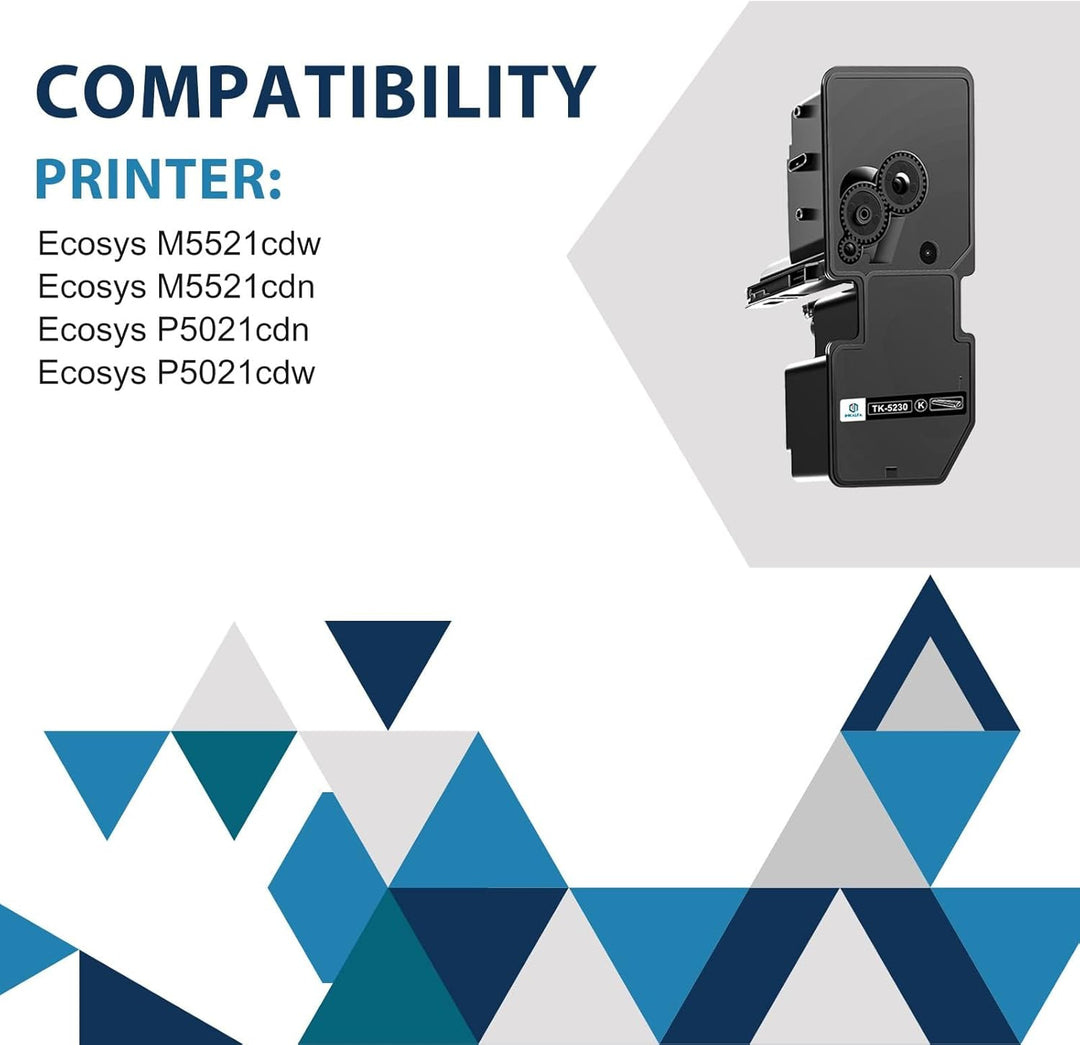 inkalfa TK5230 Toner Kompatibel für Kyocera Ecosys M5521cdw P5021cdn P5021cdw M5521cdn M5521 P5021 T