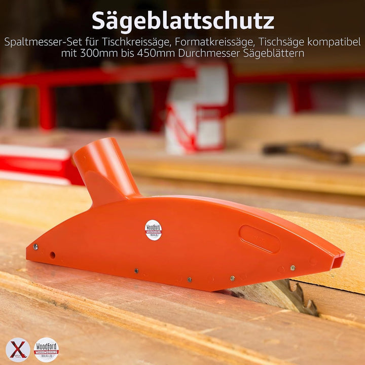 Klingenschutz für Riving Messer Set für Tischsäge, Panel Säge, Rip Saw. 400mm Klingen
