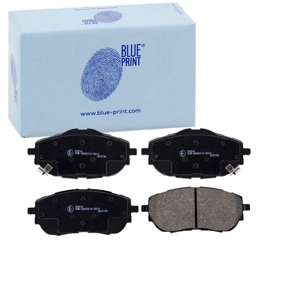 Blue Print ADT342198 Bremsbelagsatz , 1 Stück
