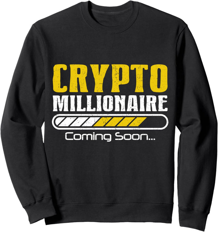 Lustige Bitcoin Krypto Währungsblockkette Sweatshirt
