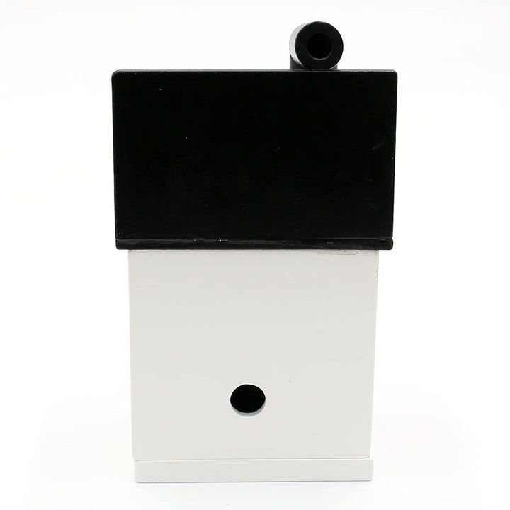 Dekohelden24 Holz Räucherofen mit Küchenutensilien in schwarz-weiss, L/B/H ca. 9 x 7 x 15 cm, 15 cm