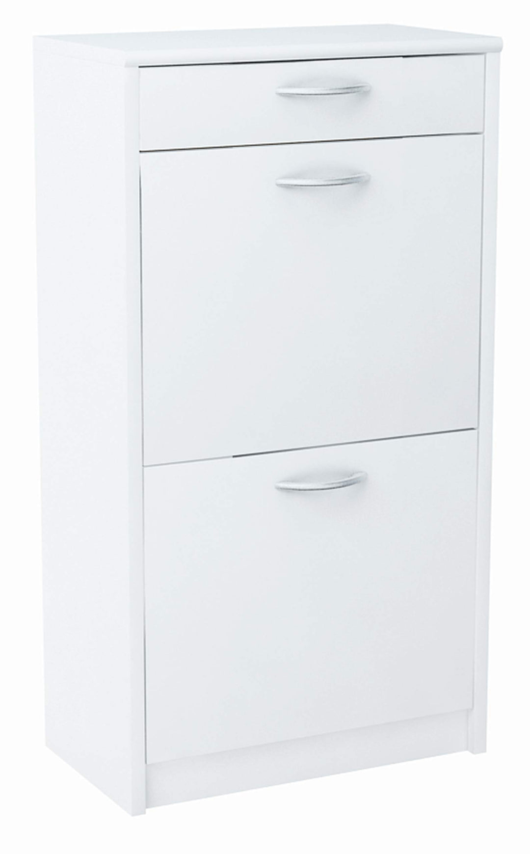 MATKAM Schuhschrank 2D1S in moderner Optik, B 50 x H 92 x T 28 cm, laminierte Möbelplatte 16 mm, mit
