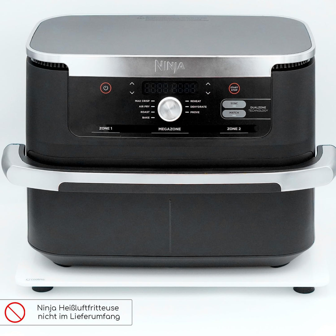 Premium Gleitbrett Gleiter Slider für Ninja Heissluftfritteuse Foodi Flexdrawer 10,4l AF500EU (weiss