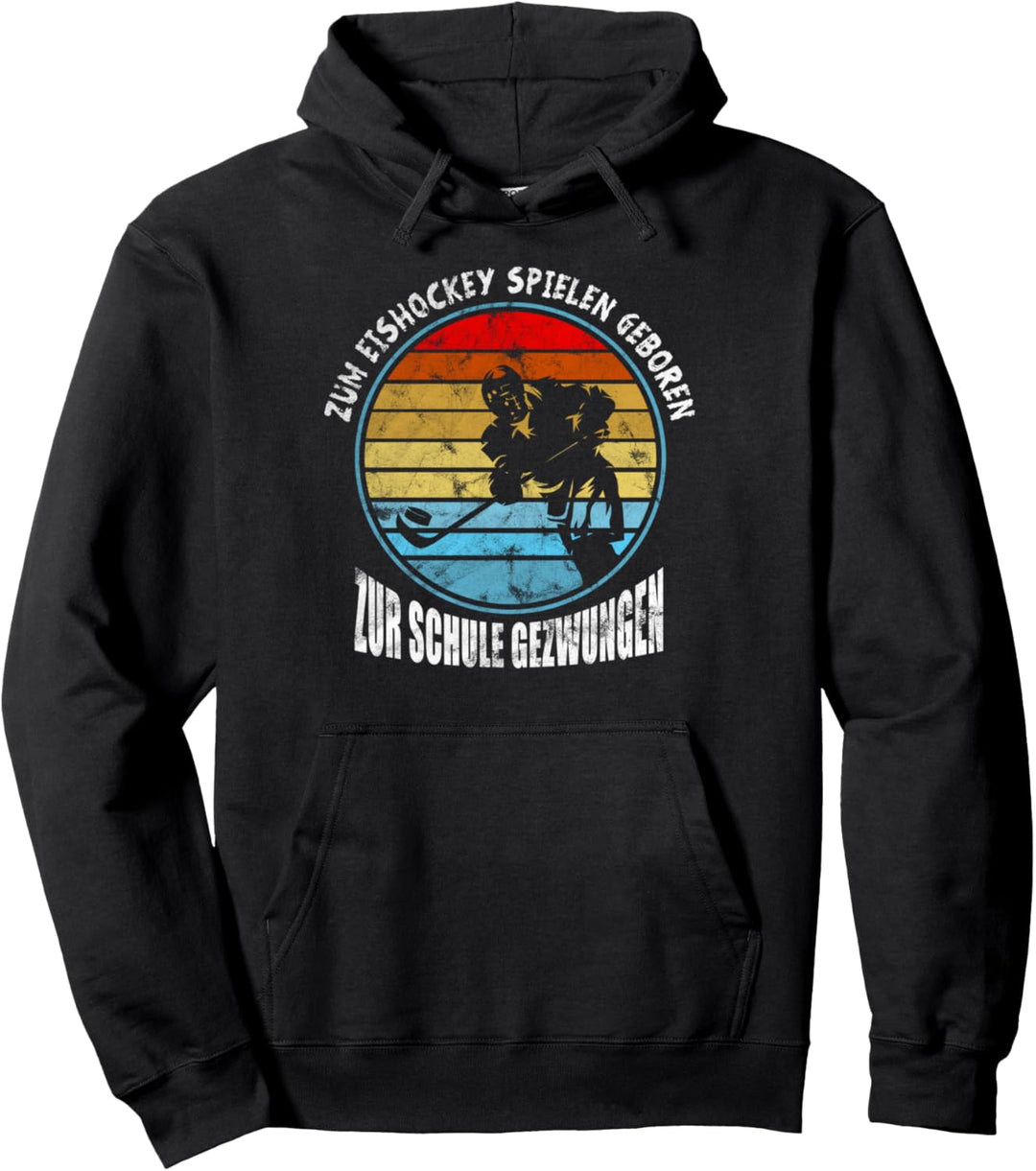 Eishockey Retro Vintage Eishockey geboren Geschenkidee Pullover Hoodie