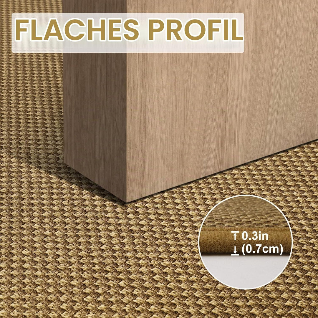 LEKEEPGO Fussmatte Innen 60 x 90 cm, rutschfest Fussmatte, waschbar Schmutzfangmatte, Dünn Türmatte