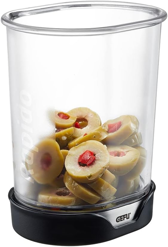 GEFU Scheibenschneider RAPIDO - Profi Schneidebecher für schnelles und sicheres Schneiden von Obst,