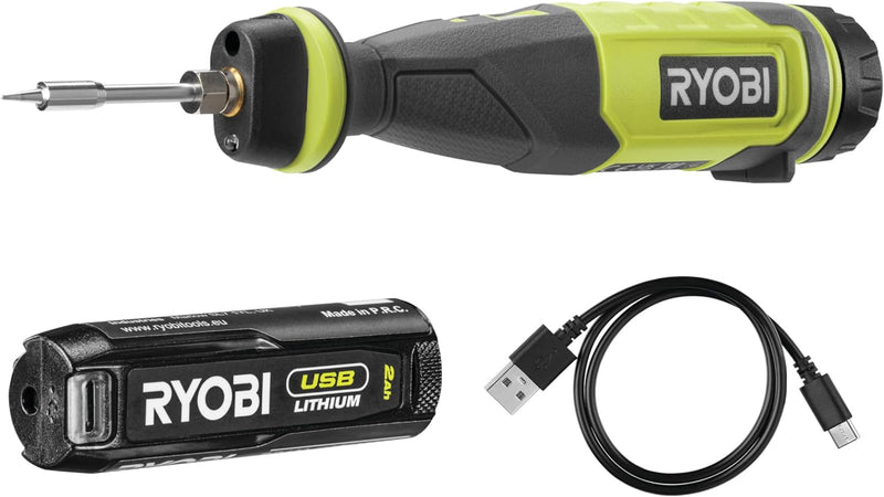 Ryobi RSI4-120G Lötkolben Akku 4V 460°C USB-C 1x2,0Ah