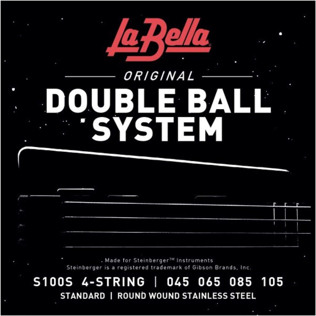 La Bella Bass S100S Double Ball 045/105, Saiten für Headless E-Bass, 45/105
