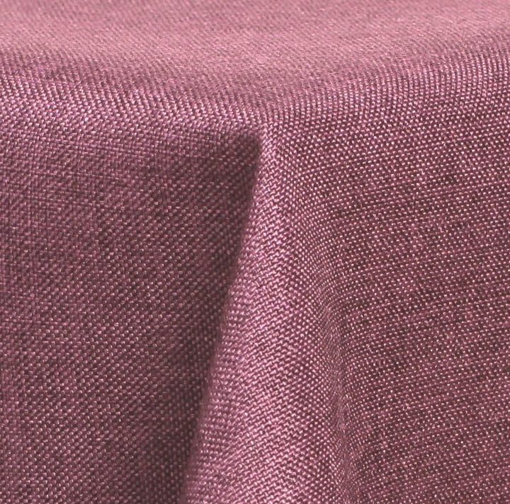 Textil Tischdecke - Leinen Optik - wasserabweisend Rund (Lila hell, 160 cm) Lila Hell 160 cm, Lila H