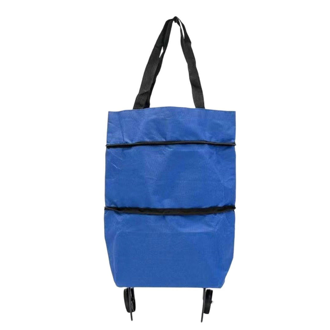Einkaufstasche mit Rädern Faltbar, 2-in-1 Trolley-Tasche und Tragbare Tragetasche, Einkaufstasche Kl