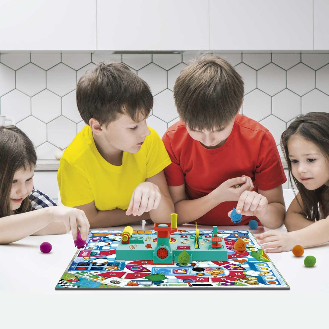 CRAZE Board Game Kitchen Escape – Zwiebel-Zerstörungsspiel mit Kinderknete für die ganze Familie, Br