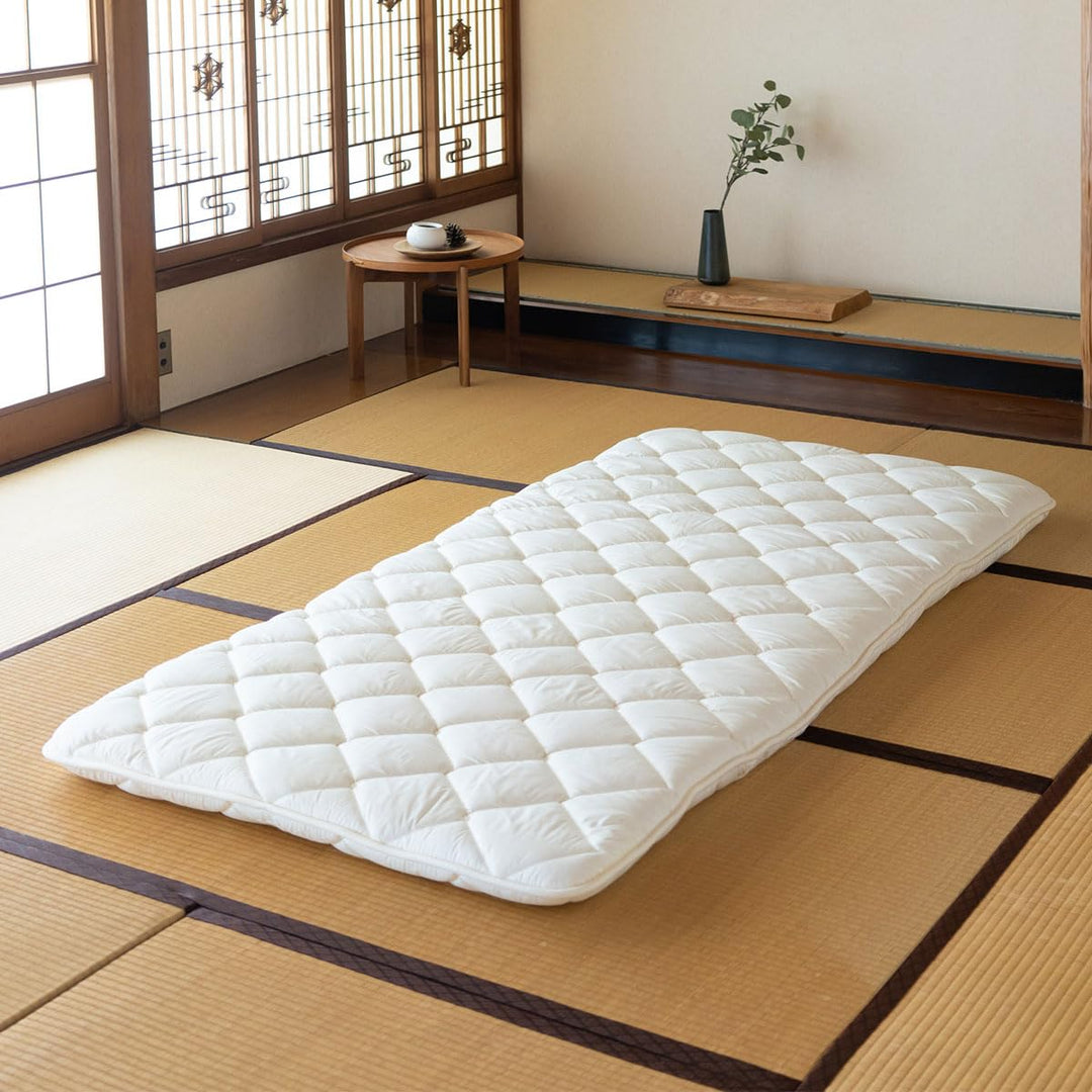 EMOOR Japanische Futon Matratze Premium CLASSE 90 x 200 cm, Faltbar Schlaf Traditionelle Boden Bett