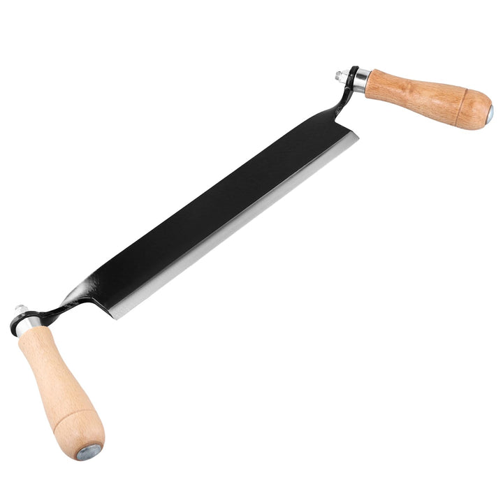 QWORK® 250 mm Zugmesser Reifmesser mit Hohe Schärfe, Gehärteter Hohlschliffklinge, Ergonomischen Hol