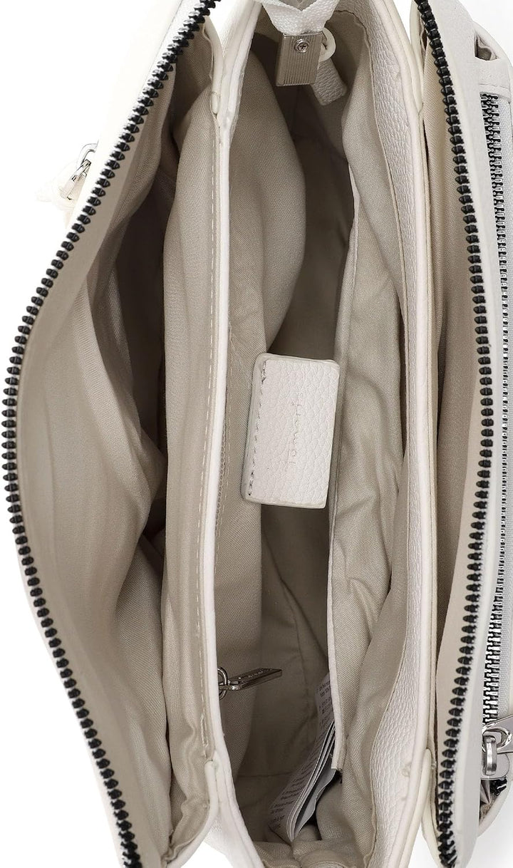 Tamaris Umhängetasche TAS Kennia 34390 Damen Handtaschen Uni Weiss M, Weiss M