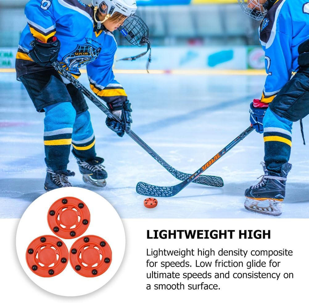 BESPORTBLE 3 Stück Rollhockeyspiel Puck Inline Hockey Strassenhockey Puck Indoor Outdoor Boden Hocke