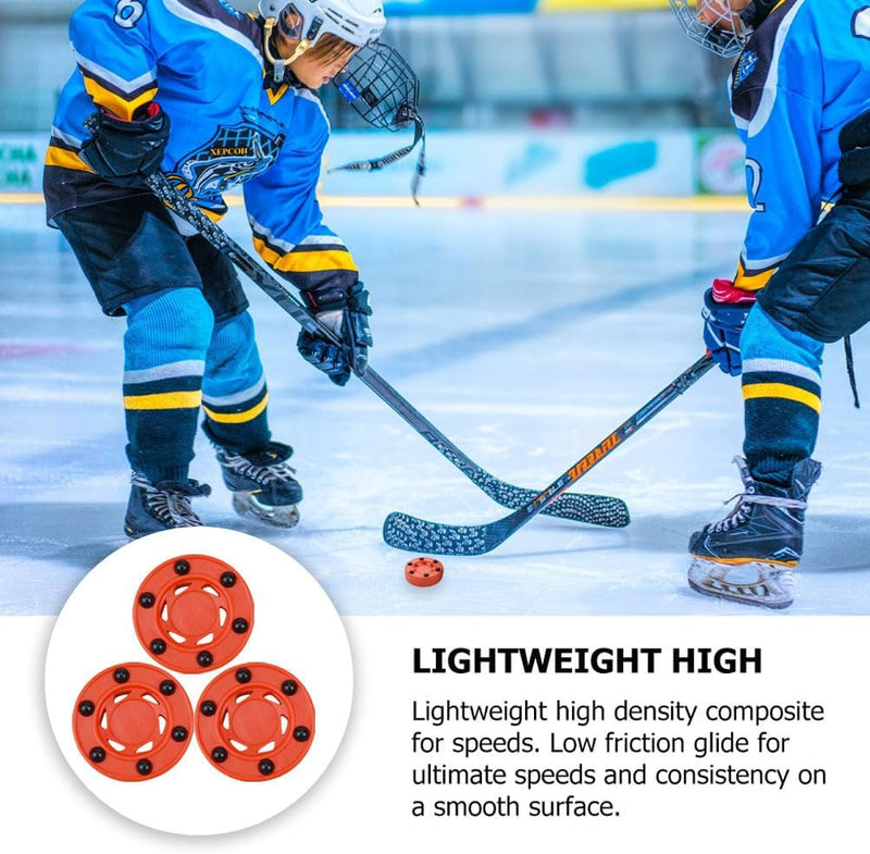 BESPORTBLE 3 Stück Rollhockeyspiel Puck Inline Hockey Strassenhockey Puck Indoor Outdoor Boden Hocke