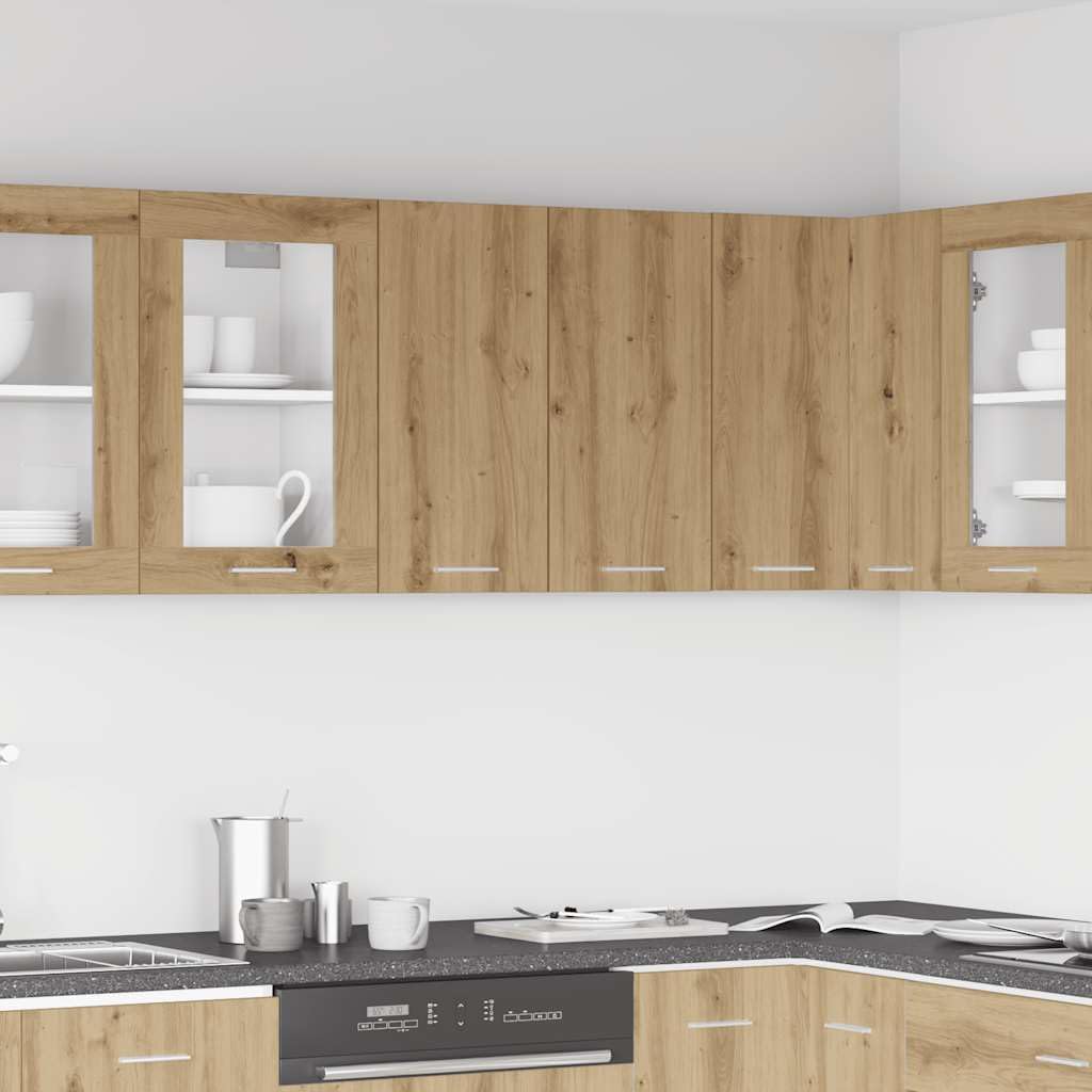Refined Küchenwandschrank Lyon Artisan-Eiche 60x31x60 cm Holzwerkstoff 1x(2Türen)60cm60cm Eiche Hand