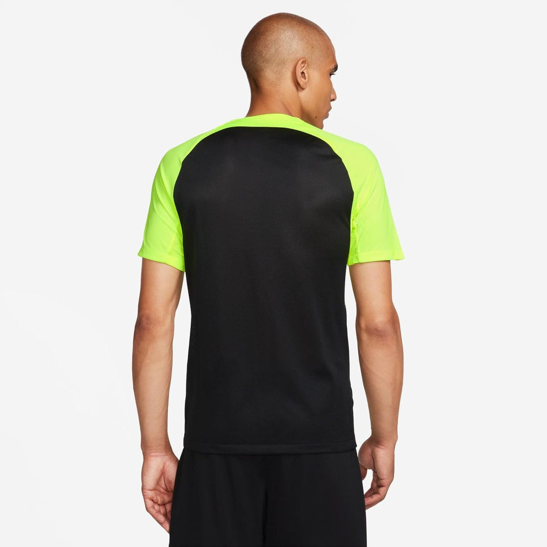 Nike Herren M Nk Df Strke Iii JSY Ss T-Shirt S Black/Volt/Volt/White, S Black/Volt/Volt/White