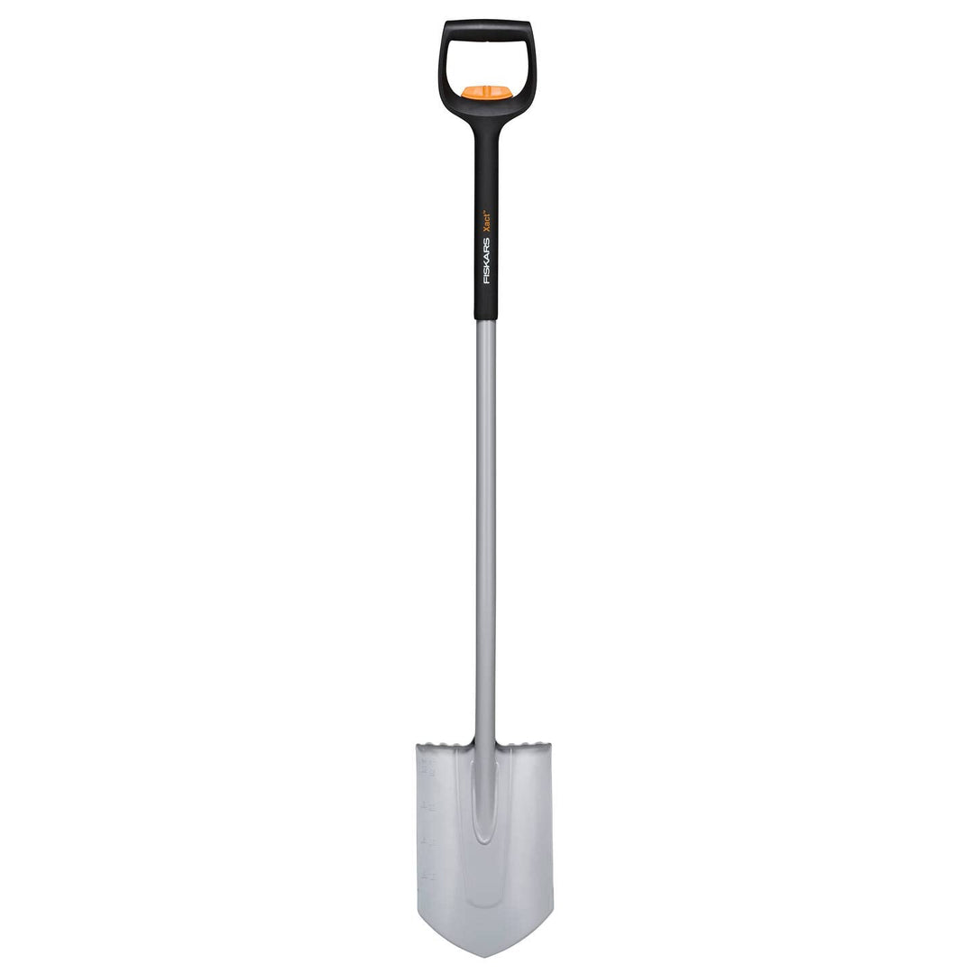 Fiskars Teleskop-Spaten für schwere, steinige Böden, Spitz, Länge: 111 - 130 cm, Verstärktes Borstah