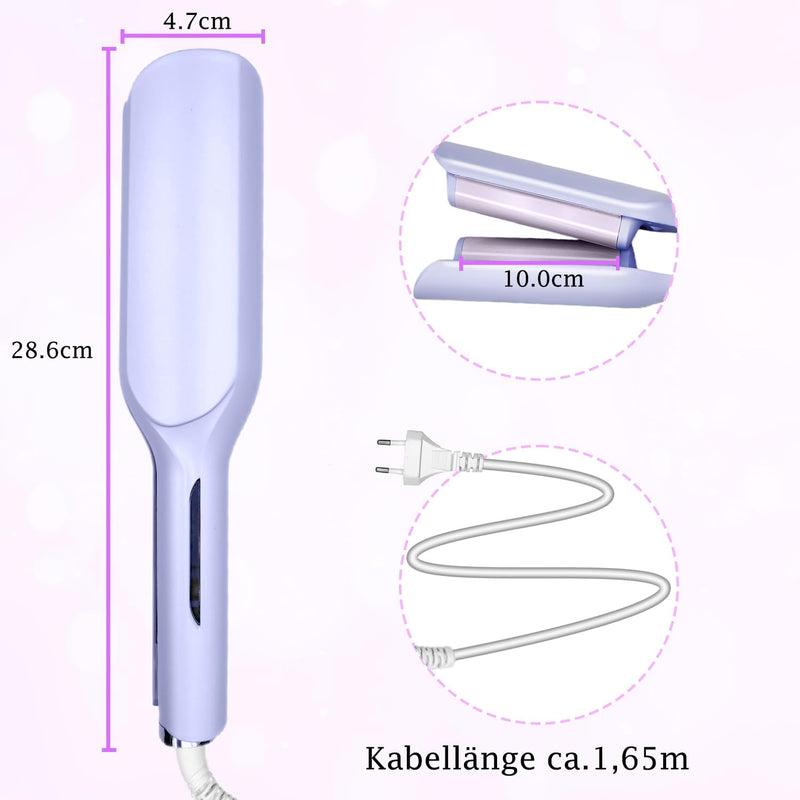 Grosscat Meerjungfrau Welleneisen, Lockenstab Locken für Haare 32mm, Deep Waves, Wasserwellen, Franz