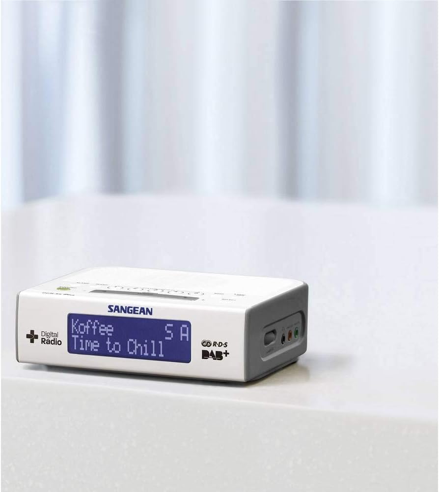 Sangean A500209 DCR-89 Uhrenradio (UKW/MW/D47-DAB Tuner, LCD)