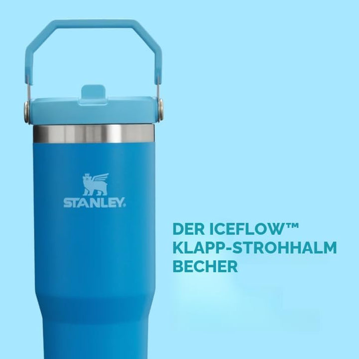Stanley The IceFlow Flip Straw Tumbler 590 g Schwarz, 590 g Schwarz