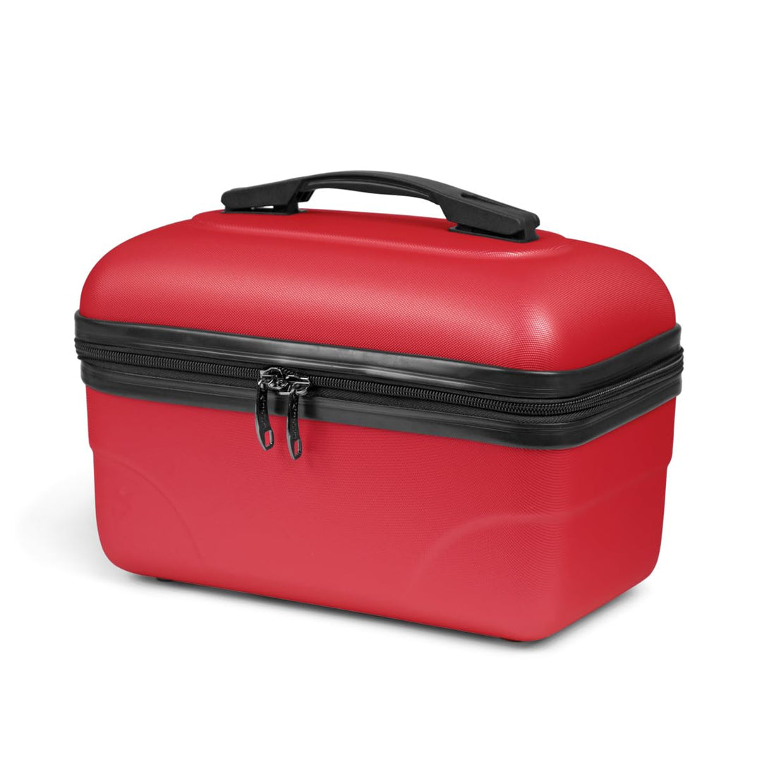 Kinston Kosmetiktasche für Reisen, Kosmetiktasche, grosses Fassungsvermögen Rot grosses Modell, Rot