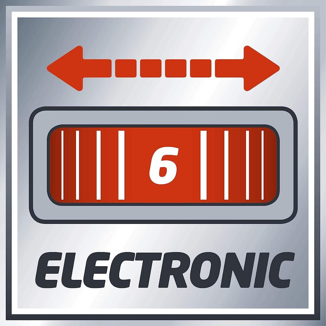 Einhell Oberfräse TE-RO 1255 E (1200 W, Spannzange Ø 6 und 8 mm, 55 mm Hubhöhe, elektronische Drehza