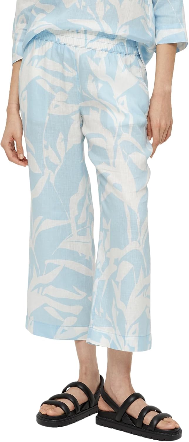 s.Oliver Damen Hose Wide Leg 38 Blau 50a3, 38 Blau