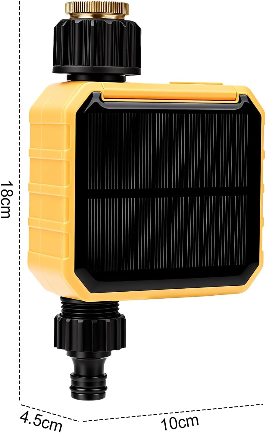 Einkanal Solar Bewässerungscomputer, Automatischer per WLAN fernsteuerbarer | Smart Bewässerungsuhr
