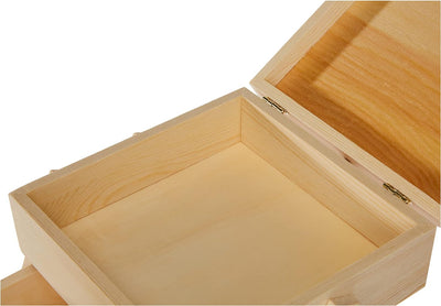 Artemio 14001893 Nähkästchen zum Dekorieren aus Holz, Beige, 32 x 16 x 29 cm