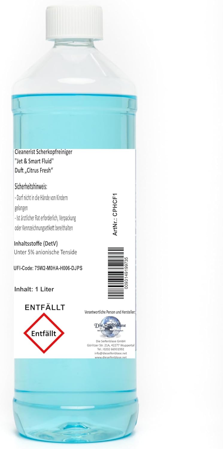 6x1 Cleanerist Jet & Smart Fluid Reinigungsflüssigkeit Kompatibel-Ersatz für Philips Rasierer Citrus
