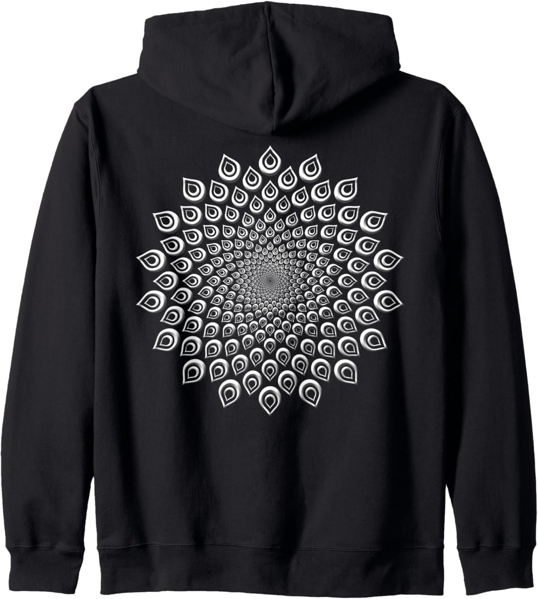 Spirituelle Lotus Lebensblume als cooles Mandala Kapuzenjacke