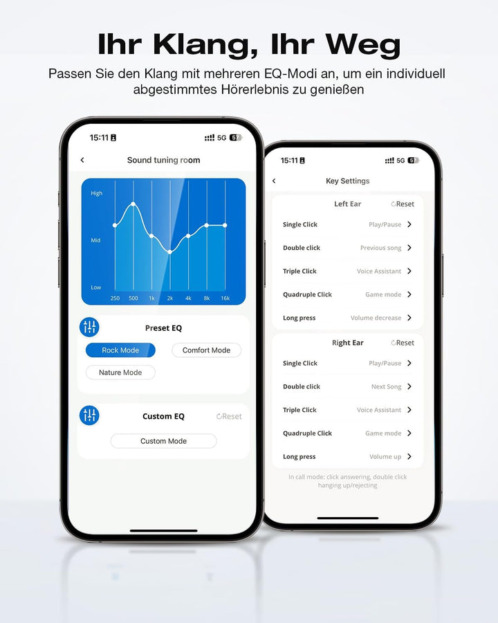 BlitzRock Open-Ear-Kopfhörer Bluetooth 5.4, Natürlicher Usgewogener Klang, Klare KI-Anrufe, 42 Stund