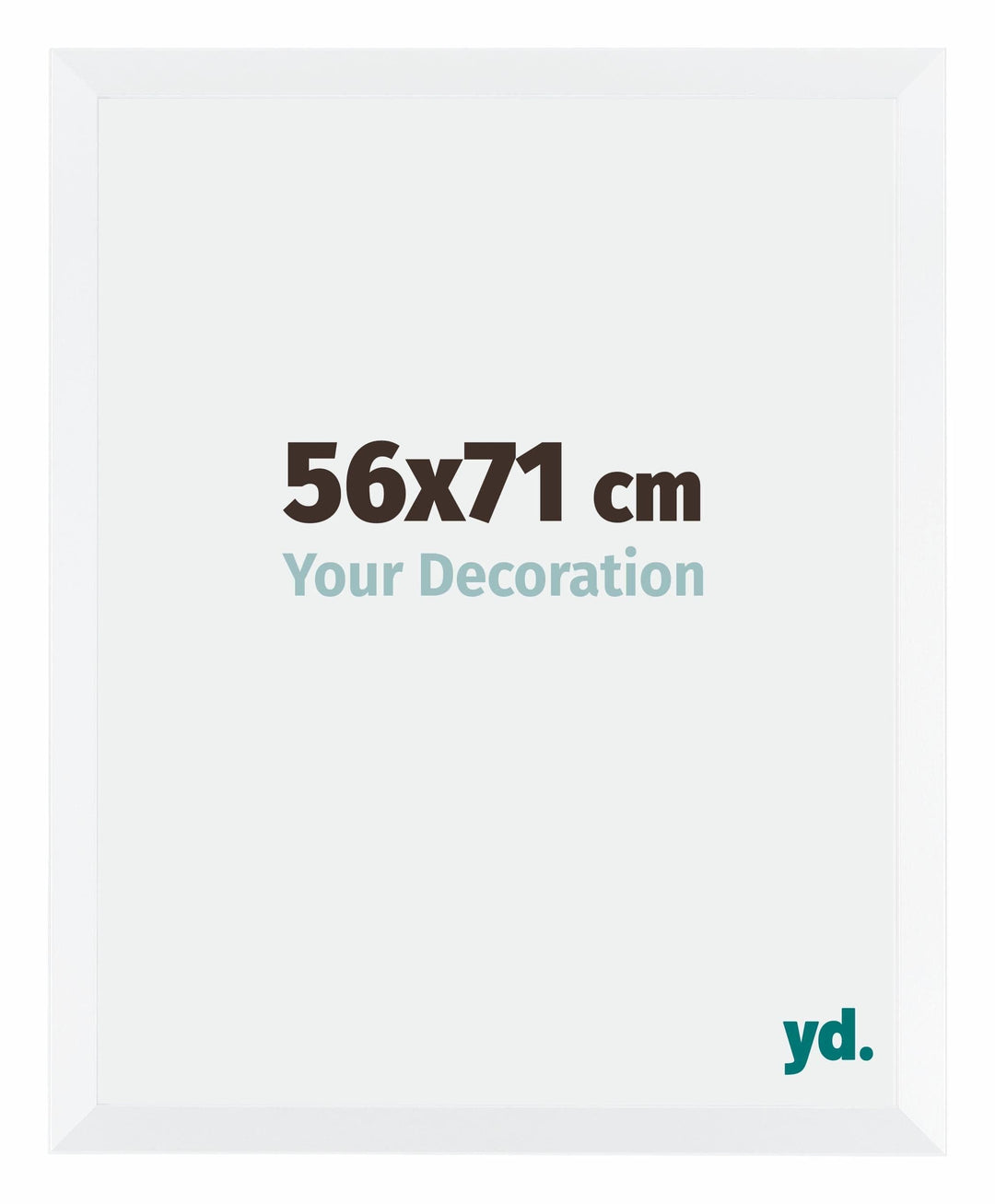yd. Your Decoration - Bilderrahmen 56,00x71,00 cm - Bilderrahmen aus MDF mit Acrylglas - Antireflex