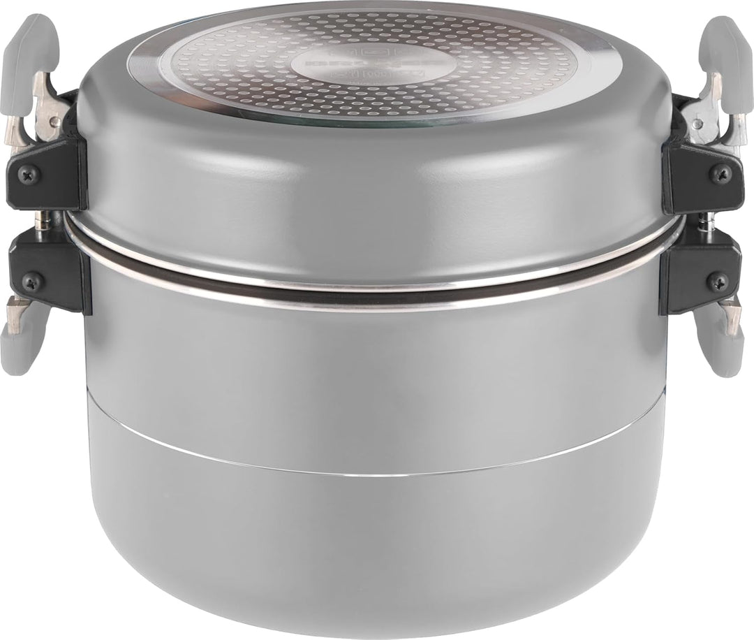 BRUNNER Koch Geschirr Set Fusion 7+1 Magnetic Camping Küche Topf Pfanne Keramik