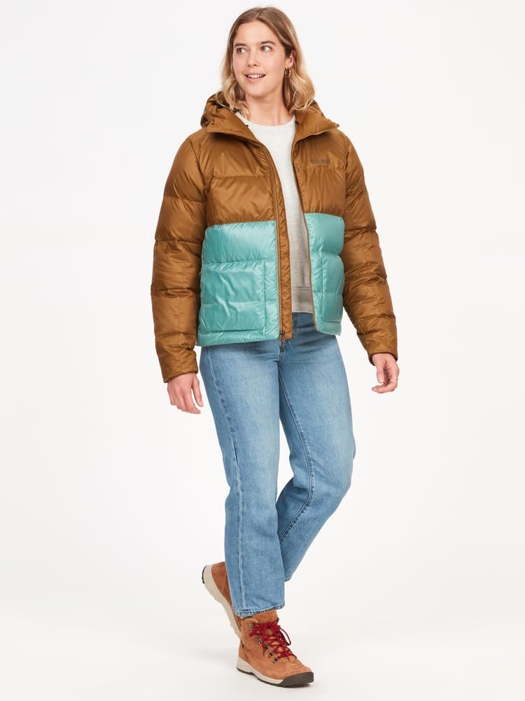 Marmot Damen Guides Down Hoody F22, Leichte Daunenjacke, warme Winterjacke, wasserabweisende Steppja