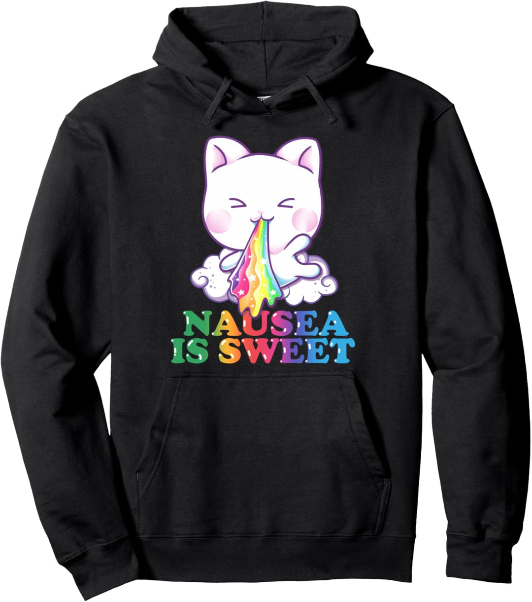 Kawaii Japanische Anime Katze Harajuku Pastell Gothic Pullover Hoodie