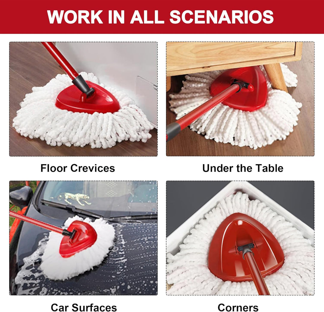 Tidy Monster 4 stück mikrofaser moppkopf für ocedar sauber pad Spin mop Refill für ocedar easywring
