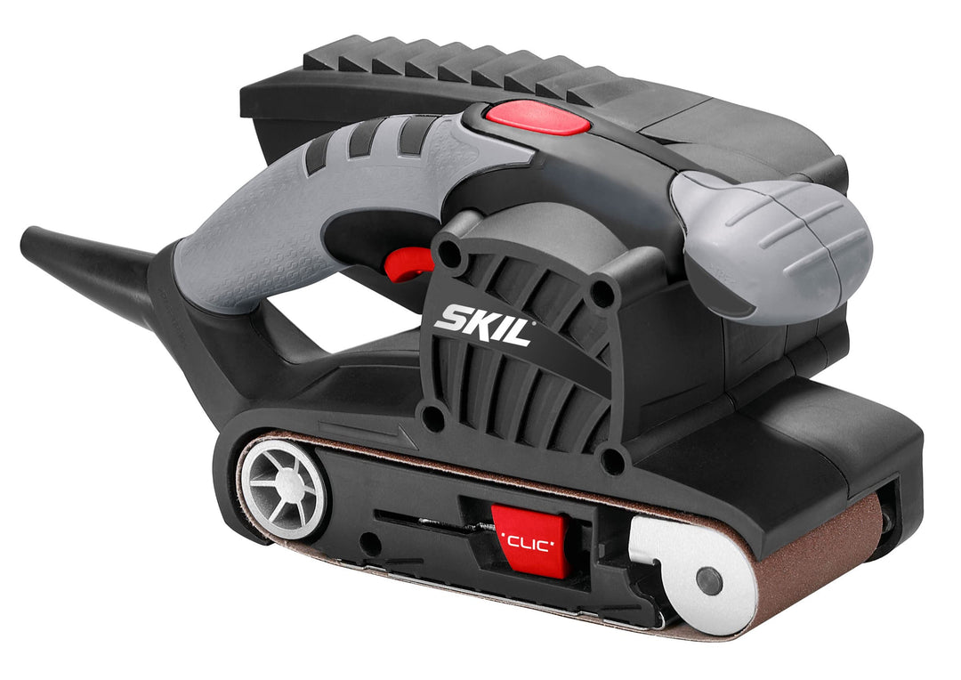 Skil Bandschleifer 1215 AA (650 W, 76 x 457 mm, automatische Bandzentrierung, +Schleifrahmen, + Stau