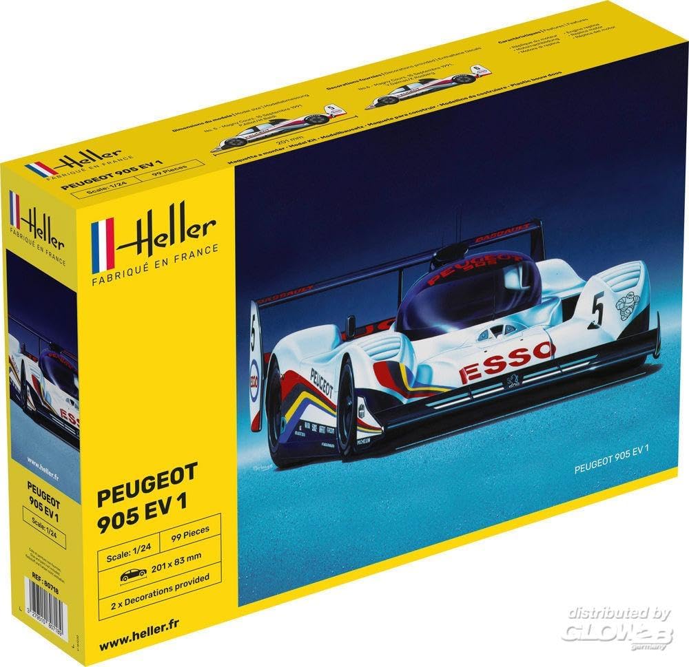 Heller 80718 Modellbausatz Peugeot 905 EV 1