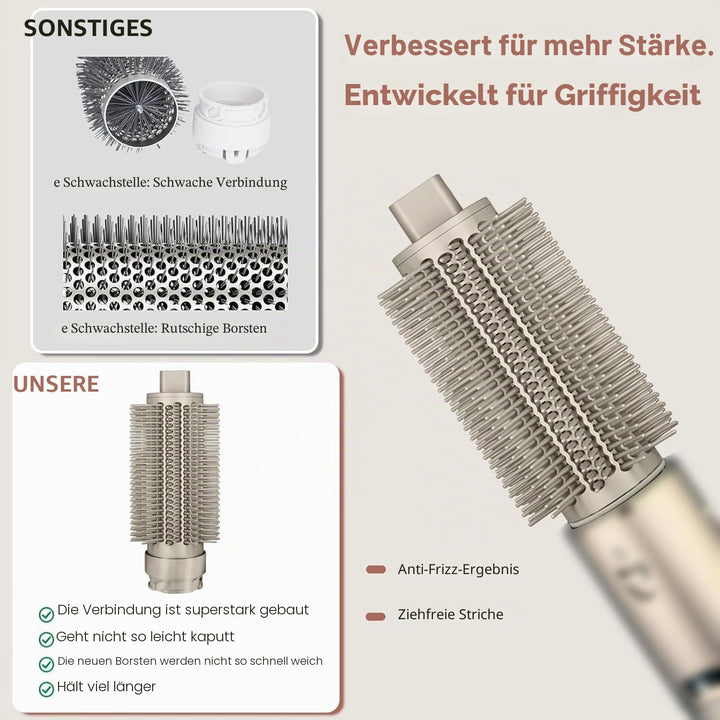 Verbesserte runde Volumenbürste für Shark FlexStyle-Aufsatz, ovale runde Volumenbürste für Shark Fle